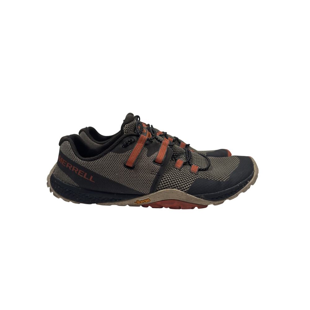 Merrell Trail Glove 6 Minimalist Trail Running Shoes Mens 10.5 Gray Mesh Vibram